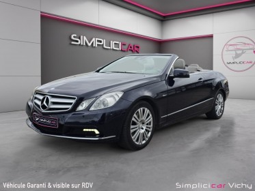 Mercedes classe e cabriolet 350 cdi 231 ch executive a blue efficiency révisée garantie 12 mois occasion simplicicar vichy...