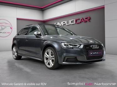 Audi a3 sportback 1.4 tfsi e-tron 204 s tronic 6 s line toit ouvrant camera carplay garantie 12 mois occasion simplicicar...