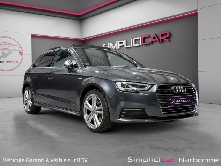 Audi a3 sportback 1.4 tfsi e-tron 204 s tronic 6 s line toit ouvrant camera carplay garantie 12 mois occasion simplicicar... Audi a3 sportback 1.4 tfsi e-tron 204 s tronic 6 s line toit ouvrant camera carplay garantie 12 mois occasion simplicicar...