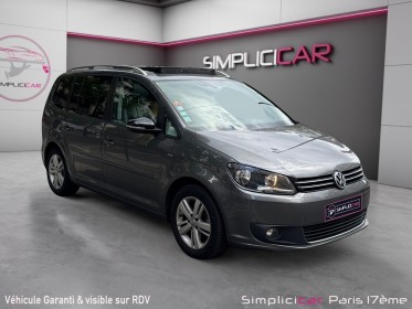 Volkswagen touran 1.6 tdi 105 fap match dsg7/alarme/toit ouvrant/radar de recul occasion paris 17ème (75)(porte maillot)...