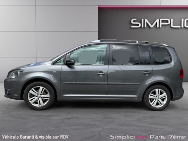 Volkswagen touran 1.6 tdi 105 fap match dsg7/alarme/toit ouvrant/radar de recul occasion paris 17ème (75)(porte maillot)...