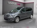 Volkswagen touran 1.6 tdi 105 fap match dsg7/alarme/toit ouvrant/radar de recul occasion paris 17ème (75)(porte maillot)...