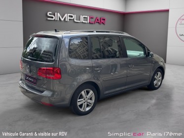 Volkswagen touran 1.6 tdi 105 fap match dsg7/alarme/toit ouvrant/radar de recul occasion paris 17ème (75)(porte maillot)...