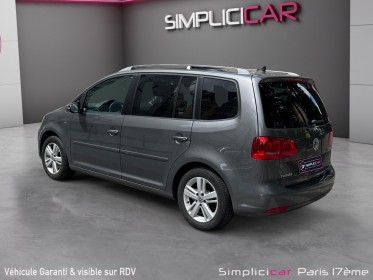Volkswagen touran 1.6 tdi 105 fap match dsg7/alarme/toit ouvrant/radar de recul occasion paris 17ème (75)(porte maillot)...