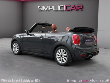 Mini hatch 3 portes f56 cooper s 192 ch cabriolet/ interieur cuir/entretien mini/ pahres led occasion montreuil (porte de...