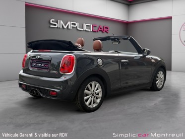 Mini hatch 3 portes f56 cooper s 192 ch cabriolet/ interieur cuir/entretien mini/ pahres led occasion montreuil (porte de...
