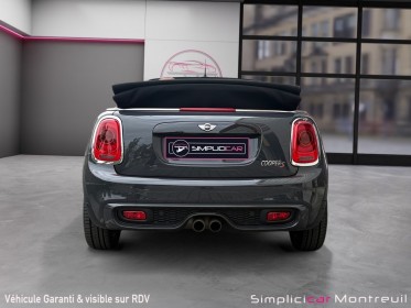 Mini hatch 3 portes f56 cooper s 192 ch cabriolet/ interieur cuir/entretien mini/ pahres led occasion montreuil (porte de...