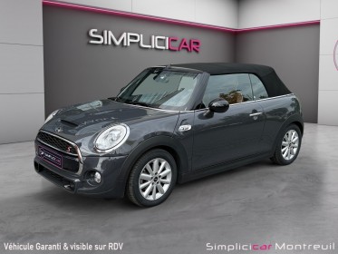 Mini hatch 3 portes f56 cooper s 192 ch cabriolet/ interieur cuir/entretien mini/ pahres led occasion montreuil (porte de...