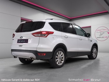 Ford kuga 2.0 tdci 120 ss 4x2 titanium garantie 12 mois - attelage occasion simplicicar brest simplicicar simplicibike france