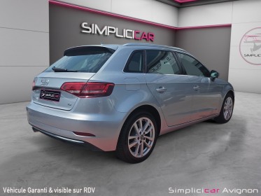 Audi a3 sportback 1.6 tdi 110ch sline  7 cuir xenon radar luxe design  entretien jour occasion avignon (84) simplicicar...