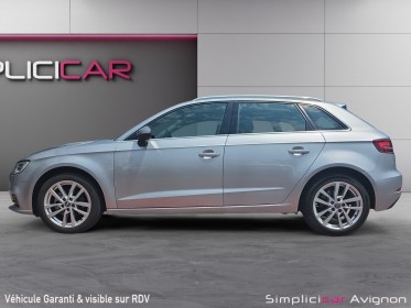 Audi a3 sportback 1.6 tdi 110ch sline  7 cuir xenon radar luxe design  entretien jour occasion avignon (84) simplicicar...
