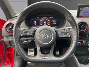 Audi s3 berline 50 tfsi 300 s tronic 7 quattro pack rs - matrix - sono - caméra - key less - pack carbon - suivi audi...