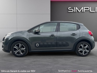 Citroen c3 bluehdi 100 ss shine - attelage/carplay/radar ar - garantie 12 mois occasion simplicicar soissons simplicicar...