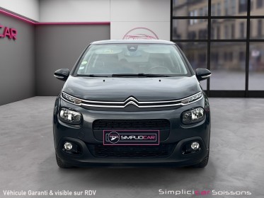 Citroen c3 bluehdi 100 ss shine - attelage/carplay/radar ar - garantie 12 mois occasion simplicicar soissons simplicicar...
