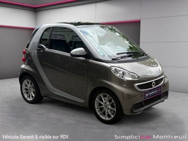 Smart fortwo coupe smart 71ch tres bien entretenue/ toit panoramique/ sellerie cuir/ garantie 12 mois occasion montreuil...