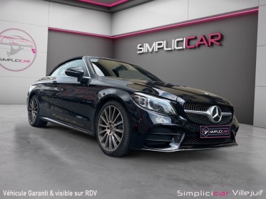 Mercedes classe c cabriolet 220 d 9g-tronic amg line, caméra de recul, siège chauffants, tva récupérable, garantie 12...