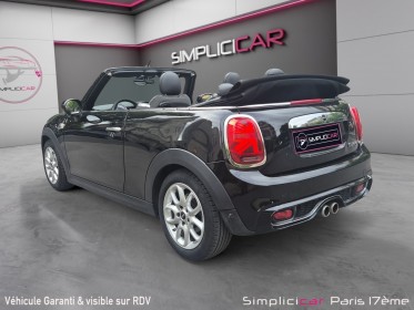 Mini cabriolet f57 lci cooper s 192 ch bva7 edition heddon street occasion paris 17ème (75)(porte maillot) simplicicar...