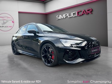 Audi rs3 sportback 2.5 tfsi 400 s tronic 7 quattro - toit ouvrant - camÉra de recul - francaise occasion champigny-sur-marne...