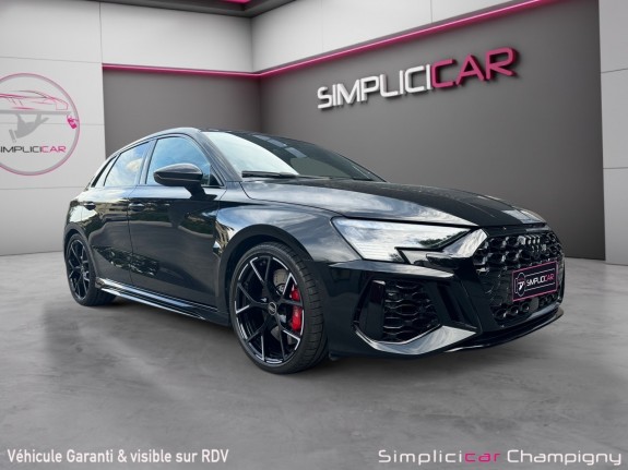 Audi rs3 sportback 2.5 tfsi 400 s tronic 7 quattro - toit ouvrant - camÉra de recul - francaise occasion champigny-sur-marne...