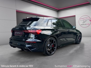 Audi rs3 sportback 2.5 tfsi 400 s tronic 7 quattro - toit ouvrant - camÉra de recul - francaise occasion champigny-sur-marne...