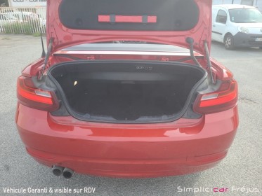 Bmw serie 2 cabriolet f23 220i 184 ch lounge occasion simplicicar frejus  simplicicar simplicibike france