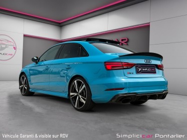 Audi rs3 berline 400ch 2.5 tfsi s-tronic 7 quattro toit ouvrant occasion simplicicar pontarlier simplicicar simplicibike france