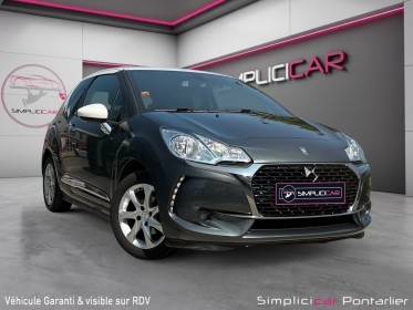 Ds ds 3 bluehdi 100 ss bvm5 so chic occasion simplicicar pontarlier simplicicar simplicibike france