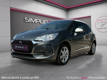 Ds ds 3 bluehdi 100 ss bvm5 so chic occasion simplicicar pontarlier simplicicar simplicibike france
