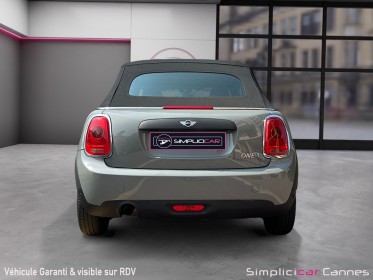 Mini cabriolet f57 cabriolet  one 102 ch occasion cannes (06) simplicicar simplicibike france