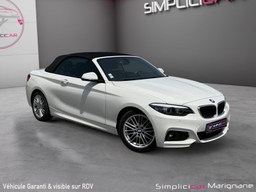 Bmw serie 2 cabriolet f23 218d 150 ch bva8 m sport-apple carplay-siÈge chauffant-virtual cockpit-garantie 12 mois- occasion...