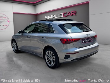 Audi a3 sportback 40 tfsie 204 s tronic 6 business line- garantie - premiere mains - camÉra - toit ouvrant - keyless -......