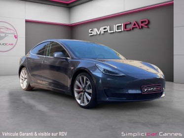 Tesla model 3 performance dual motor awd occasion cannes (06) simplicicar simplicibike france