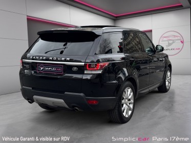 Land rover range rover sport sdv6 3.0l hse dynamic occasion paris 17ème (75)(porte maillot) simplicicar simplicibike france
