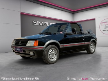 Peugeot 205 cti 1.6 cabriolet collector numÉrotÉ occasion simplicicar pontarlier simplicicar simplicibike france