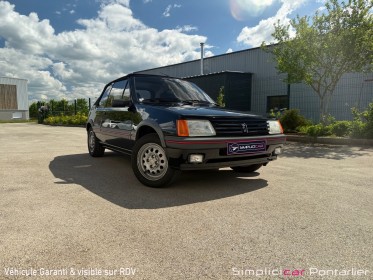 Peugeot 205 cti 1.6 cabriolet collector numÉrotÉ occasion simplicicar pontarlier simplicicar simplicibike france