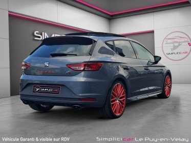 Seat leon 2.0 tsi 290 cupra dsg6  pack sub8  toit ouvrant  1ere main occasion simplicicar velay simplicicar simplicibike france