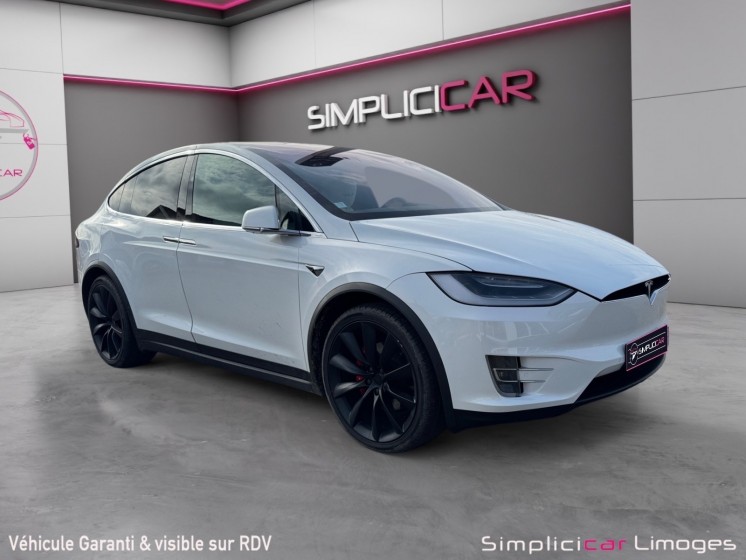 Tesla model x performance dual motor awd autopilot / ludicrous occasion simplicicar limoges  simplicicar simplicibike france