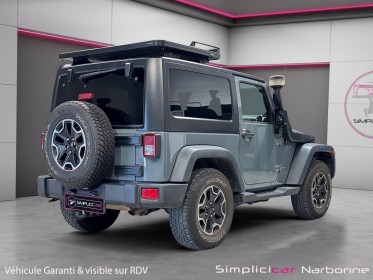 Jeep wrangler 2.8 crd 200 rubicon 10th anniversary a galerie clim auto garantie 12 mois occasion simplicicar narbonne...
