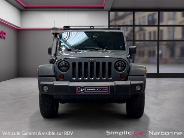 Jeep wrangler 2.8 crd 200 rubicon 10th anniversary a galerie clim auto garantie 12 mois occasion simplicicar narbonne...