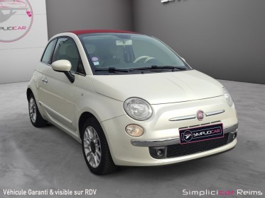 Fiat 500c 500 cabriolet 1.2 8v 69 ch lounge  options occasion simplicicar reims simplicicar simplicibike france