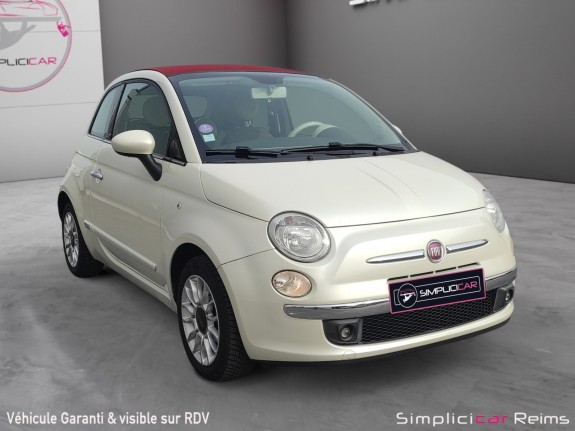 Fiat 500c 500 cabriolet 1.2 8v 69 ch lounge  options occasion simplicicar reims simplicicar simplicibike france