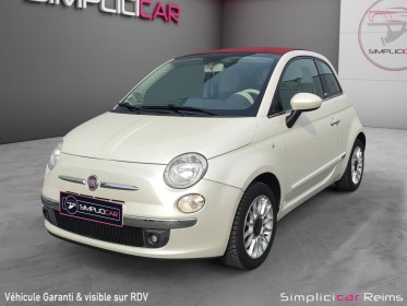 Fiat 500c 500 cabriolet 1.2 8v 69 ch lounge  options occasion simplicicar reims simplicicar simplicibike france