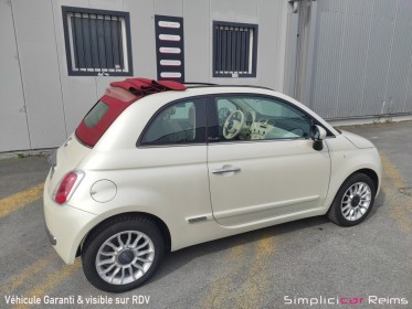 Fiat 500c 500 cabriolet 1.2 8v 69 ch lounge  options occasion simplicicar reims simplicicar simplicibike france