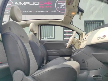 Fiat 500c 500 cabriolet 1.2 8v 69 ch lounge  options occasion simplicicar reims simplicicar simplicibike france