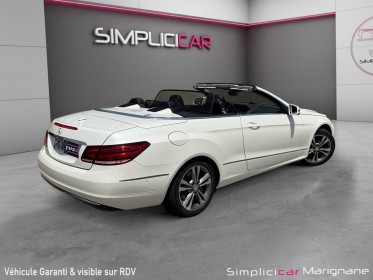 Mercedes classe e cabriolet 200 garantie 12 mois cuir chauffant / filet saute vent / aircraft ventilation de nuque occasion...