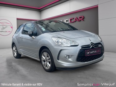 Citroen ds3 vti 120 so chic  a, radar ar, garantie 12 mois occasion simplicicar villejuif  simplicicar simplicibike france