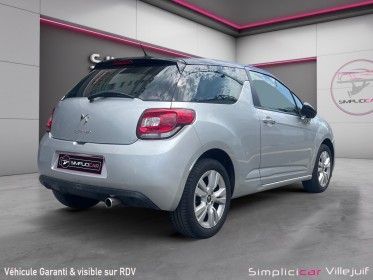 Citroen ds3 vti 120 so chic  a, radar ar, garantie 12 mois occasion simplicicar villejuif  simplicicar simplicibike france
