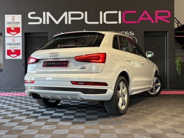 Audi q3 q3 2.0 tdi 184 ch s tronic 7 quattro s line - garantie 12 mois - occasion  simplicicar aix les bains simplicicar...