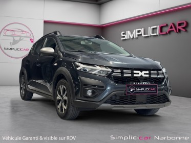 Dacia sandero eco-g 100 stepway expression carplay camera attelage clim garantie 12 mois occasion simplicicar narbonne...