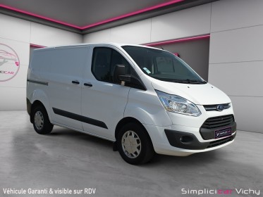 Ford transit custom fourgon 310 l2h2 2.2 tdci 100 trend révisé garantie 12 mois occasion simplicicar vichy simplicicar...